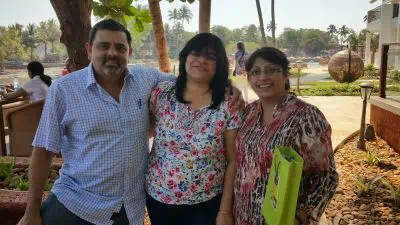 Rushina with Cyrus Todiwala