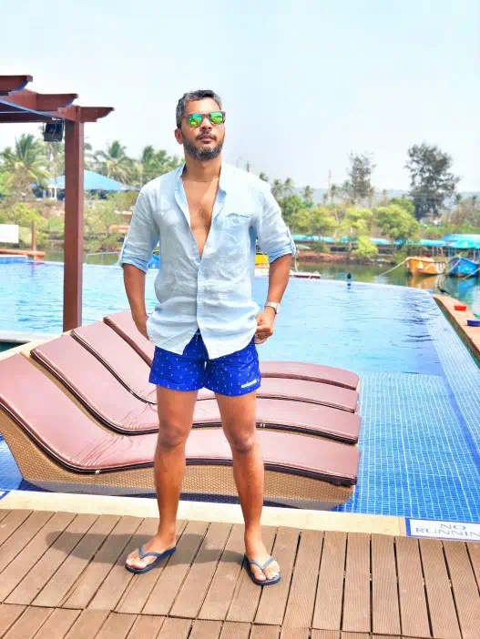 Riann George at Acron Waterfront Resort, Goa