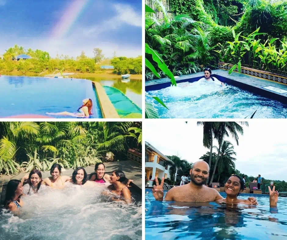 Guests at Acron Waterfront Resort, Goa